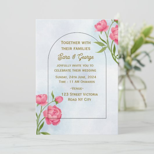 Modern Wedding Invitations (Debout devant)