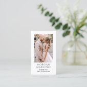 Modern Wedding Photographer Photo Visitekaartje (Staand voorkant)
