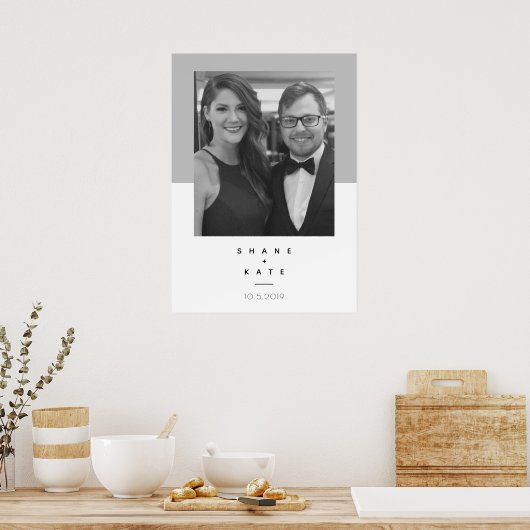 Modern Wedding Poster (Keuken)