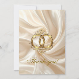Modern Wedding Thank You Card Bedankkaart