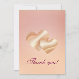Modern Wedding Thank You Card Bedankkaart
