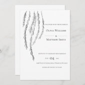  Modern Wedding Uitnodiging (Voorkant / Achterkant)