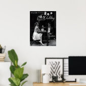 Modern Wedding Welcome with Photo Sign Poster  (Bureau à domicile)