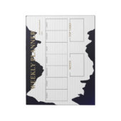 Modern Weekly Planner Notitieblok (Gedraaid)