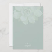 Modern weelderig sappig verjaardagsfeestje kaart (Achterkant)