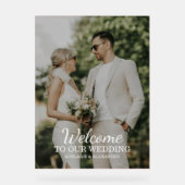 Modern Welcome Photo Wedding (Recto)