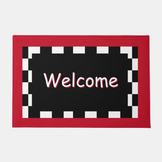 Modern Welkom Deurmat (Voorkant)