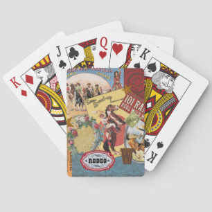 modern western cowgirl pokerkaarten