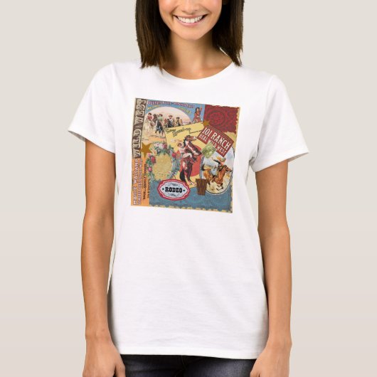modern western cowgirl t-shirt (Voorkant)