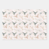 Modern Whale Theme Party Gift Inpakpapier Vel (Voorkant 2)