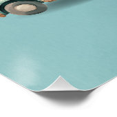 Modern Whimsical Animals in Vehicles Poster (Coin)