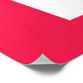 Modern Whimsical Colorful Groovy Weddenschap Welko Poster (Hoek)