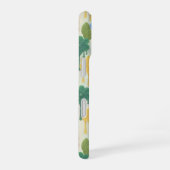 Modern Whimsical – Dripping Flower Monogram iPhone 16 Hoesje (Rechterkant)