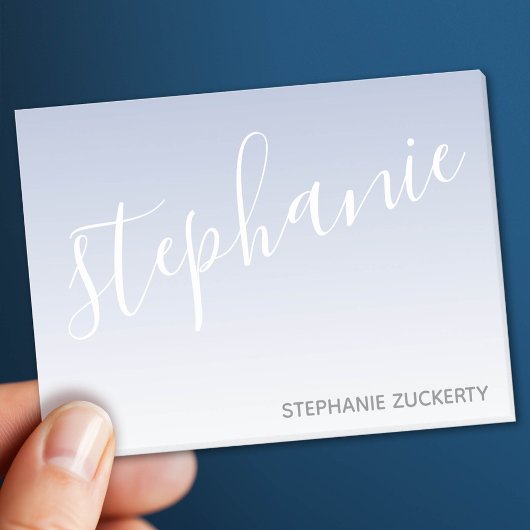 Modern Whimsical - orchid ombre handgeschreven Post-it® Notes