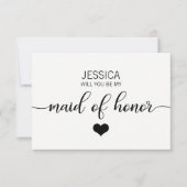 Modern White Black, ben je mijn vriend van HONOR? Kaart (Voorkant)