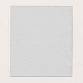 Modern White Glitter Visitekaartjes (Binnenkant ongevouwen)