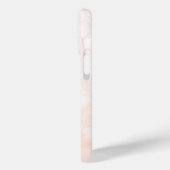 Modern White & Golden Marble Case-Mate iPhone Case (Achterkant / Links)