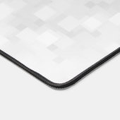 Modern White Square Pattern Bureaumat (Hoek)