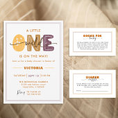 MOdern Wild One diaper raffle  Informatiekaartje