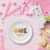 Modern Wild One First Birthday Papieren Bordje (Feest)