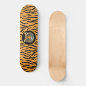 Modern Wild Tiger Pattern Skateboard (Voorkant)