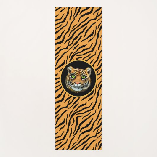 Modern Wild Tiger Pattern Yoga Mat (Voorkant)