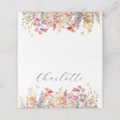 Modern Wildflower Baby Shower (Buitenkant ongevouwen)