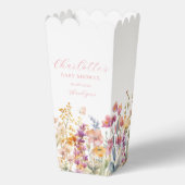 Modern, Wildflower Baby shower Bedankdoosjes (Voorkant)