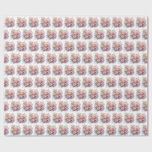 Modern Wildflowers Beautiful Luxury Collection Cadeaupapier (Vlak)