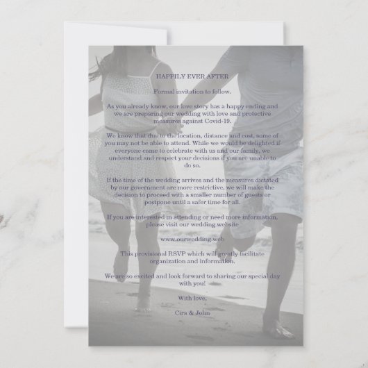 Modern Wildflowers Whimsical Script Custom Photo (Achterkant)