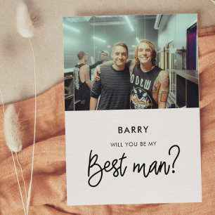 Modern Will jij bent mijn beste fotokaart Kaart