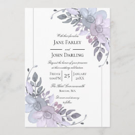 Modern Winter Floral Kaart