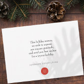 Modern Winter Scene | Vakantiegroet Feestdagenkaart