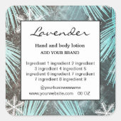 Modern Winter Sneeuw Label Product (Voorkant)