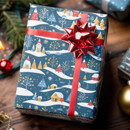 Modern Winter Wonderland Cadeaupapier
