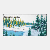 Modern Winter Yellowstone Scenic (Recto)