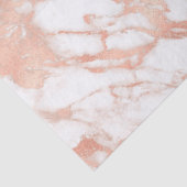 Modern wit en Roos gouden marmer Tissuepapier (Detail)