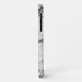 Modern wit gemarmerd met willekeurige korrel Case-Mate iPhone case (Achterkant/links)