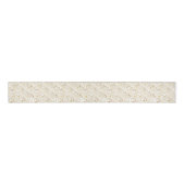 Modern wit goud marmer Abstract Grosgrain Lint (Voorkant)