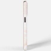 Modern Wit & Goud Marmer Case-Mate iPhone Case (Achterkant / Rechts)