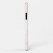 Modern wit & gouden marmer Case-Mate iPhone case (Achterkant/rechts)