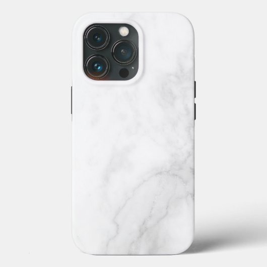 Modern wit marmer Case-Mate iPhone case (Achterkant)