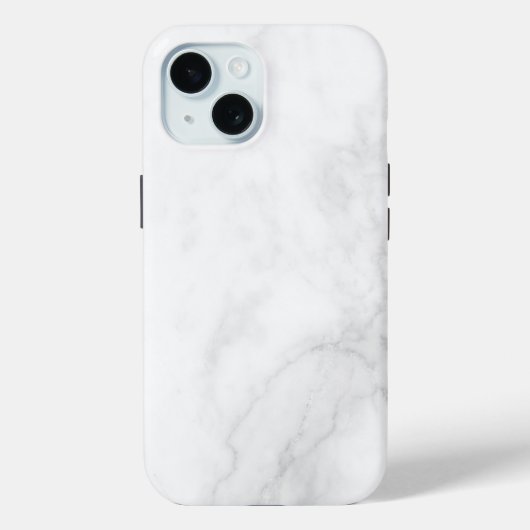 Modern wit marmer Case-Mate iPhone case (Achterkant)