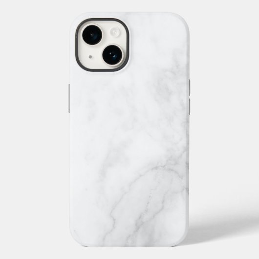 Modern wit marmer Case-Mate iPhone case (Achterkant)