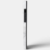 Modern wit marmer Case-Mate iPhone case (Achterkant / Links)