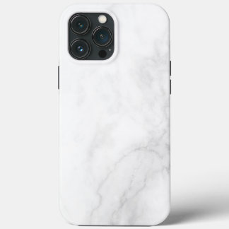 Modern wit marmer iPhone 13 pro max hoesje