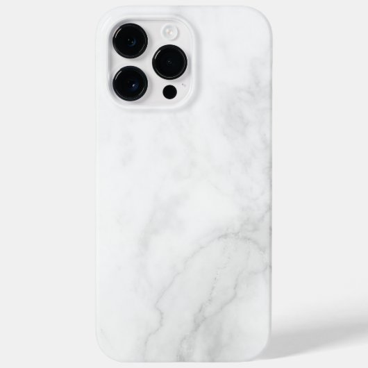 Modern wit marmer Case-Mate iPhone case (Achterkant)