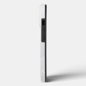 Modern Wit Patroon Case-Mate iPhone Case (Achterkant / Links)