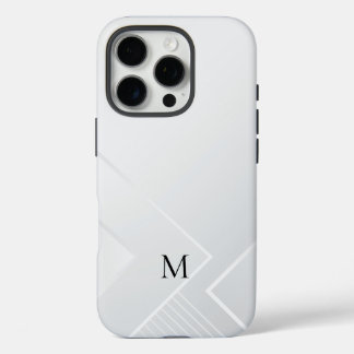 Modern Wit Patroon iPhone 16 Pro Hoesje
