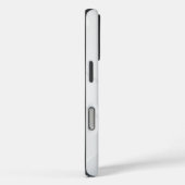 Modern Wit Patroon Case-Mate iPhone Case (Achterkant / Rechts)